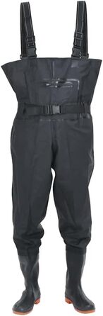 Вейдерси з чобітьми та поясом, Штани для рибалки, Штани для рибалки, Штани для риболовлі, Чорні