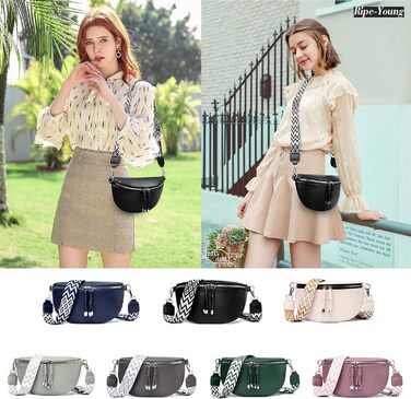 Жіноча сумка через плече Жіноча невелика сумка Жіноча стильна сумка з широким ремінцем Світло-зелений пакет кредитних карток Надіс