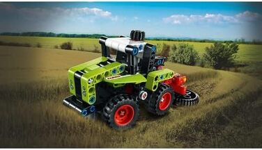 Трактор і комбайн 2в1, іграшка для дівчаток і хлопчиків від 7 років, відмінний подарунок дітям, 42102 Technic Mini CLAAS XERION