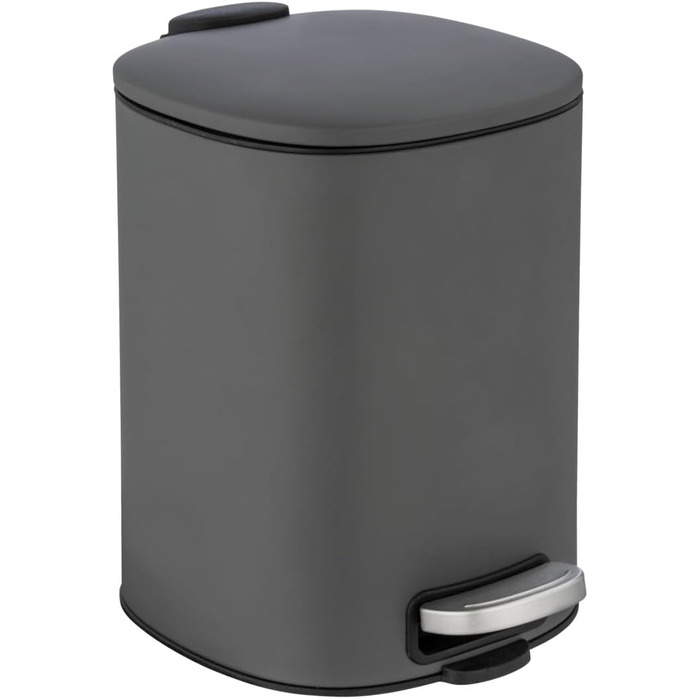 Косметичне педальне відро для сміття WENKO Mod. Alassio, відро для сміття об'ємом 5 літрів, високоякісне відро для сміття для ванн