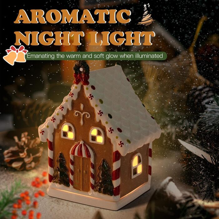 Електричний воскогрій для ароматизованого воску, святкових прикрас, воскоплаву, зимового ароматизатора для ароматерапії, свічкового воску, масляного пальника