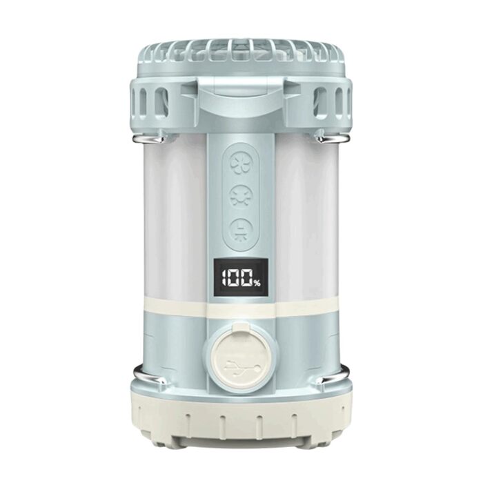 Кемпінговий вентилятор-ліхтар акумуляторний світлодіодний ліхтар цифровий дисплей 3 швидкості практичний кемпінговий ліхтар ідеально підходить для намету на відкритому повітрі, кемпінгу, вентилятор-ліхтар