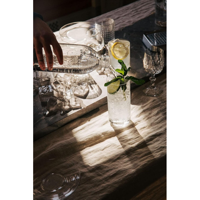 ПЕТ пляшки aarke 2 упаковки для виробника газованої води Carbonator 3, без BPA з деталями з нержавіючої сталі, 800 мл, AASPB1-STEEL 2 упаковки 800 мл