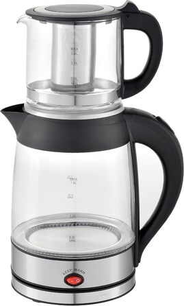 Чайник 100 без бісфенолу А Безпечне скло Фільтр від накипу 2200 Вт Захист від перегріву Чай Виробник чаю Чайна машина Чайник Виробник чаю Чайник для води