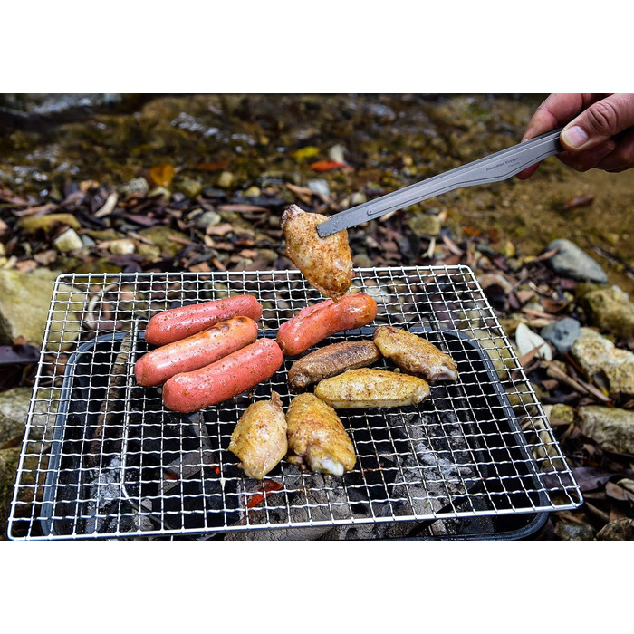 Щипці для кухонного гриля Титановий затискач для гриля для чайної чашки Щипці для смаження Пінцет без опіків Багатофункціональний