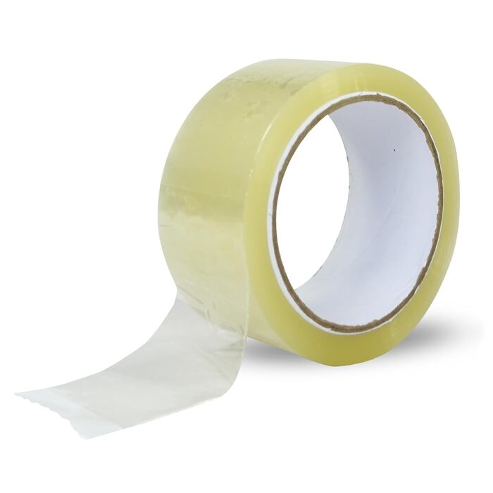 Тихо розгортається прозора 48 мм x 66 м Parcel Tape 24 рулони, 24 шт., Parcel Tape