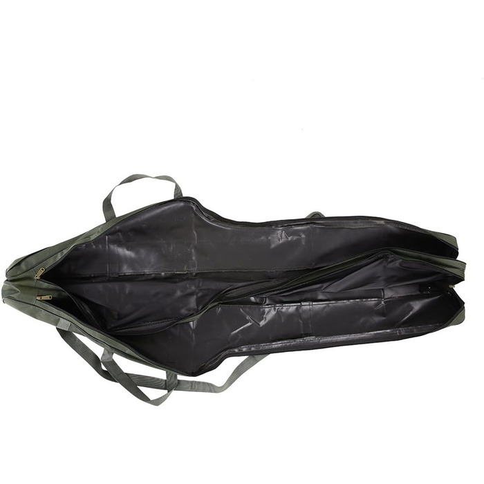 Сумка для риболовлі Lixada 100 / 150 см, багатоцільова складна сумка для вудки, кишені на блискавці, сумка для зберігання, темно-зелена - 150 см