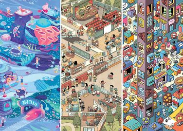 Таємничий пазл Незвичайні елементи, загадковий пазл із 1000 елементів із жартівливим сюжетом, таємним кінцем, пазл для дорослих і