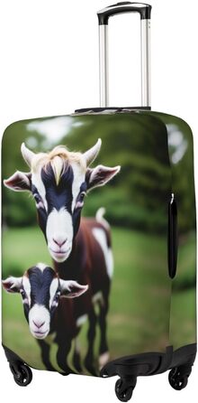 Чохол для валізи Ziegen, міцний захист, підходить для багажу розміром 45.7-81.3 см, малий, Чорний