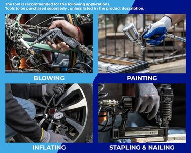 Малошумний мобільний повітряний компресор FIAC SUPERSILENT 24, безмасляний, максимальний тиск 8 бар, 1 к.с., 24-літровий бак, ріве