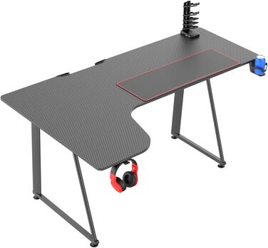 Ігровий стіл VDD Hugo - L-подібний кутовий стіл - 160 см x 60 см