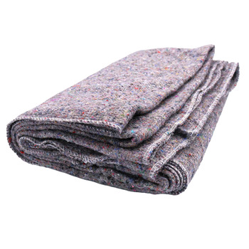 Ковдри для переїзду, меблеві ковдри, ковдри для зберігання речей, пакувальні ковдри, 150 x 200 см, 330-350 г/м, сірі, з підшиванням з обох боків (5 шт. )