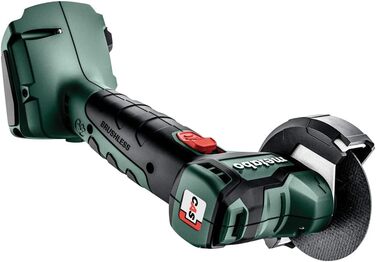 Акумуляторна кутова шліфувальна машина Metabo CC 18 BL (без акумулятора, діаметр зачисних кругів 76 мм, з зачисними кругами кейс m