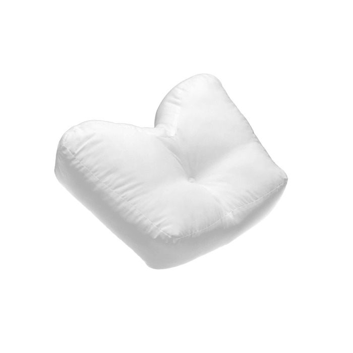 Подушка Maximex Comfort Side Sleeper, подушка для підтримки шиї, приємна якість, наповнювач з високою щільністю, можна прати, біла, бавовна, поліестер, 52 x 40 x 16,5 см