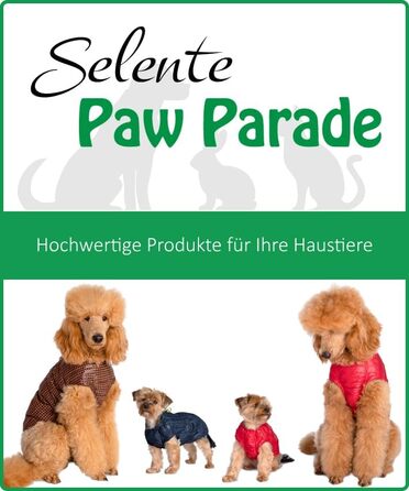 Водонепроникне пальто/дощовик/зимове пальто Selente Paw Parade для собак малих та середніх розмірів з флісовою підкладкою (вироблено в ЄС), малинове, розмір 3