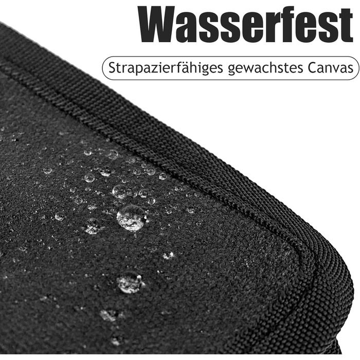 Класична вощена полотняна обкладинка для блокнота на блискавці, кишеня для щоденника, обкладинка для польових нотаток, водонепроникна обкладинка для блокнотів 5x8, блокнот мандрівника A5 (чорний) чорний 1 17*25 см