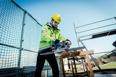 Акумуляторна портативна циркулярна пила Metabo KS 18 LTX 57 BL, без акумулятора, з безщітковим двигуном, з вибіжним гальмом, з Met