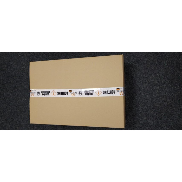 Ручна поклажа Christian Wippermann, 4 колеса, чорна з візерунком у смужку, валіза, візок, легка, кабіна, стандарт IATA, 55x35x23 см