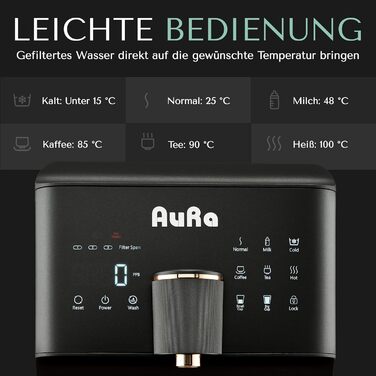 Водяний фільтр для чистої води, дозатор гарячої води та водневий диспенсер, система зворотного осмосу з баком Диспенсер для осмосу для дому або автофургону, 6L -