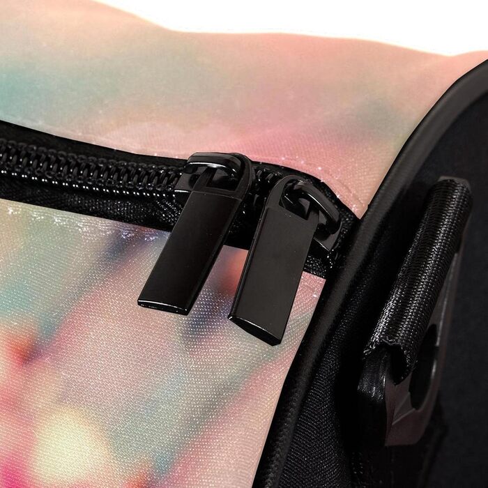 Спортивна сумка, маленька дорожня сумка, сумка для шопінгу та йоги, рожеві квіти, фітнес-сумка для активного відпочинку, ручна поклажа