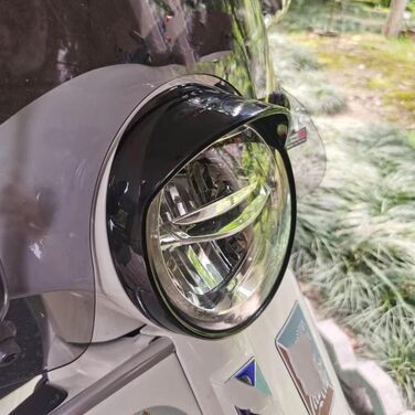 Для Vespa Для GTS 250 300 2013 2014 2015 2016 2017 2018 Кришка фар Рама Деталі обшивки Переднє світло Круговий захист Захисна решітка фари Протектор (колір хромований)