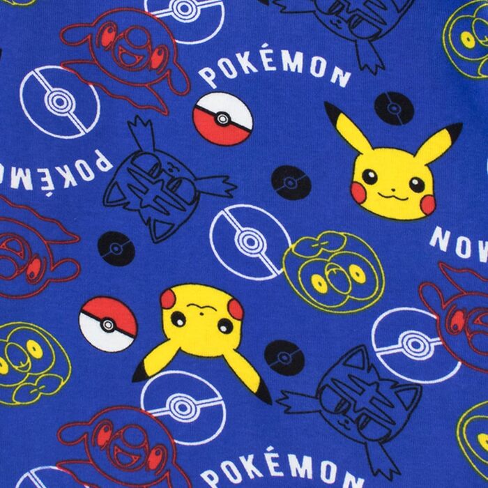 Піжама Pokemon Пікачу, тонкий крій, синій 152 см