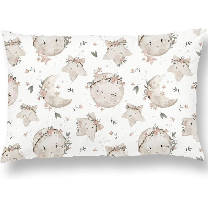 Дитяча подушка SUPERBE BEBE з бавовняною наволочкою - Подушка для дітей від 1 до 3 років розміром 33x45см - М'яка подушка Гіпоалер