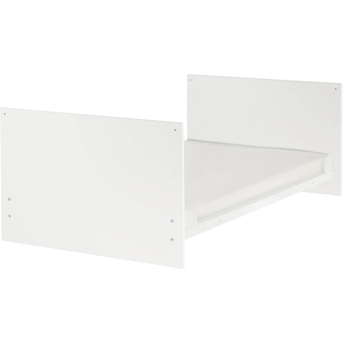 Дитяче ліжечко roba &39Anton&39 70 x 140 см, дитяче ліжечко, що трансформується в дитяче ліжко, вкл. кутові перемикачі, регулювання висоти у 3 напрямках, 3 знімні перекладини, біле