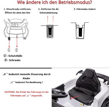 Дитячий електромобіль LEADZM Mercedes Benz AMG з дистанційним керуванням 12В, дитячий електромобіль 2.4G, електромобіль 2-дверний