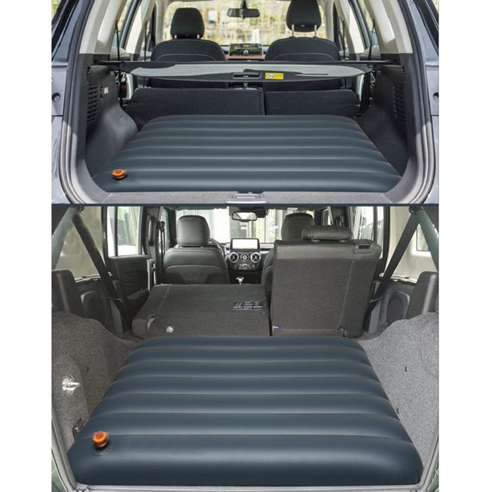 Повітряна подушка матрац для автомобіля, автомобільна повітряна подушка з зазором 100x60x15 см Надувний автомобільний матрац для багажника Автомобільний матрац, кемпінговий матрац для спальні в автомобілі, туристичний надувний матрац, маленьке повітряне л