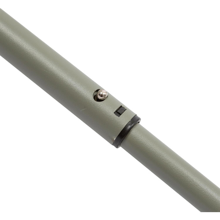 Білий 120 см (4 фути) Розкладний пластиковий стіл з регульованою висотою - Міцні складні садові кемпінгові столи