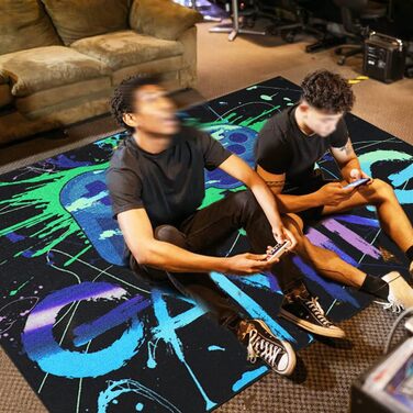 Килимок для ігрового контролера Capslpad 100x160см нековзний барвистий ігровий килимок з коротким ворсом друковані килимки для геймерів