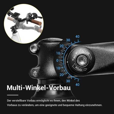 Електровелосипед Eleglide T1 Step-Thru, 27,5-дюймовий електричний трекінговий/міський велосипед з літій-іонним акумулятором 36 В 13 Аг (запас ходу до 100 км), двигун 250 Вт, відповідає вимогам ЄС із застосунком, РК-дисплей, білий