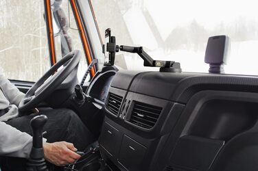 Тримач для мобільного телефону Truckules, міцний, з супер присоскою, тримач для мобільного телефону для вантажівки, приладової пан