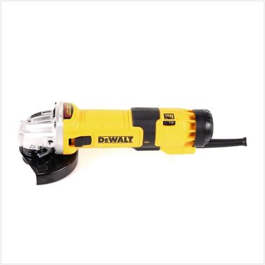 Кутова шліфувальна машина Dewalt DWE4257KT (1500 Вт, діаметр круга 125 мм, частота обертання на холостому ходу 2800-10 000 хв-1, M