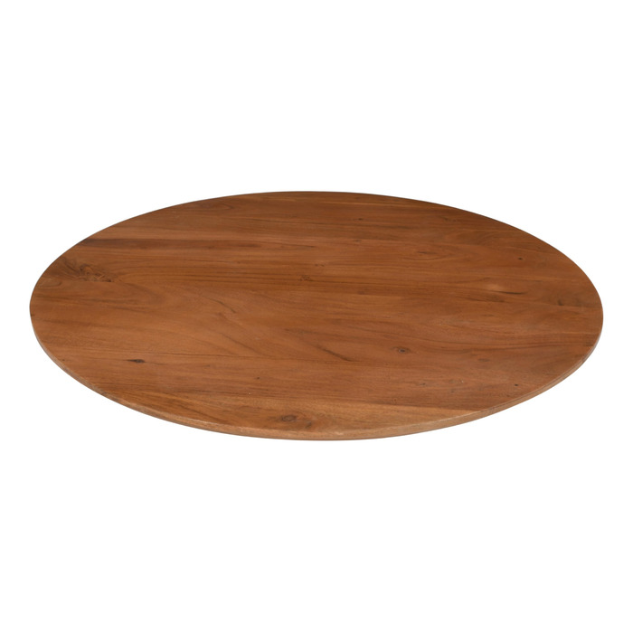 Кругла стільниця SAM Brasilia 90 x 90 см Масив акації Колір горіх Швейцарський край Легка в догляді дерев&39яна стільниця своїми руками Підходить для обідніх/барних столів/кухонь 90 x 90 см кольору горіха