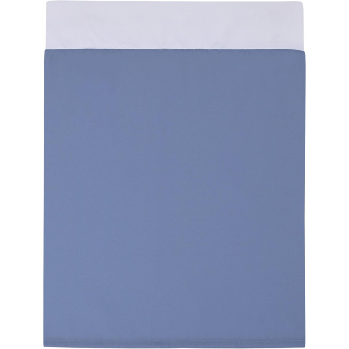 Шамбре, темно-синій, сірий і білий слон, місяць, хмари і зірки, комплект постільної білизни з 3 предметів для дитячого ліжечка, ко