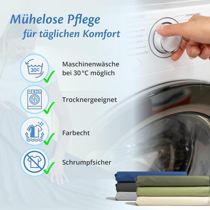 Підковдра Ella для обтяженої ковдри 135x200 см Виготовлена зі 100 бавовни - Підходить для обтяжених ковдр вагою 7 кг та 9 кг Темно-синя 135x200 см