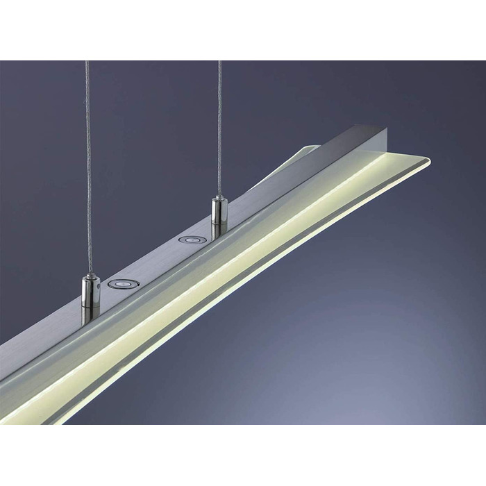 Стеля LED-підвіс Reality Leuchten Smash R32421107, матовий нікель, біле скло, 18 Вт