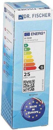 Лампа LUTH Premium Profi E14 25W, сумісна з Siemens 00612235, 26мм/83мм, 230-240V, блакитна для холодильника