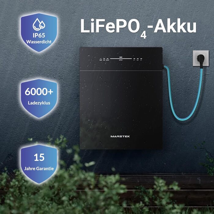 Сонячна система накопичення енергії нового покоління зі змінним струмом, технологія plug-and-play, потужність заряджання/розряджання 2500 Вт, IP65, аварійне живлення, керування за допомогою застосунку, можливість розширення до 20,48 кВтгод, 10-річна гаран