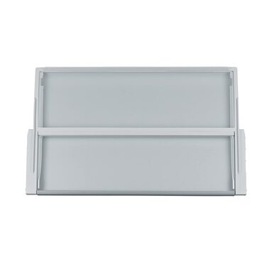 Скляна полиця для холодильника Bosch Siemens 743197 (443x430 мм) - оригінальна, розділена на дві частини. Підходить для Neff, Balay, Constructa.