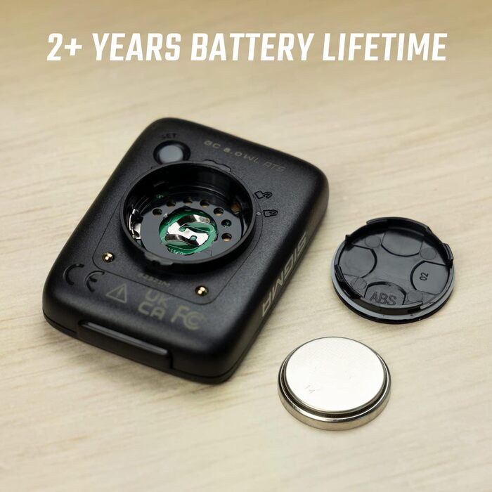 Велокомп'ютер SIGMA BC 8.0 WL, 1.9 дюйма, Водонепроникний, Пластик/ATS, Чорний