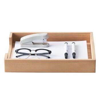 Дерев&39яний лоток для листів KIRIGEN, з одним відділенням, лоток для документів для настільного органайзера для зберігання журналів, файлів, папок, паперів, натуральний колір