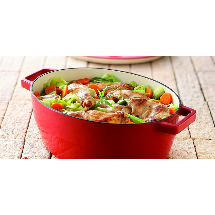 Каструля Pyrex Slow Cook red, (4 л) (7250678)