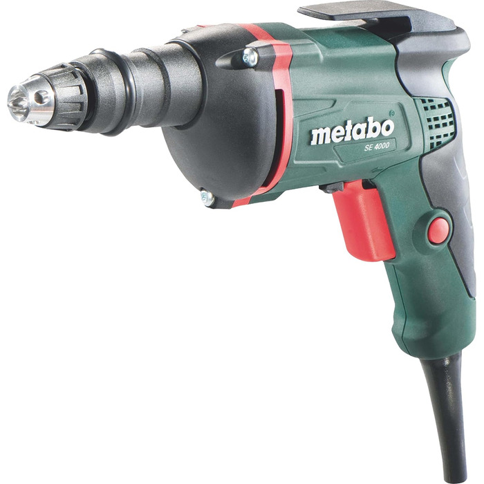 Шуруповерт для гіпсокартону Metabo SE 4000 (620045000) Картонна коробка, макс. М'який крутний момент 9 Нм, Частота обертання на хо