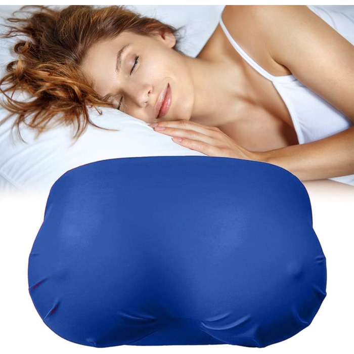 Подушка для грудей з піни з ефектом пам&39яті, подушка для шиї з повільним відскоком, м&39яка подушка для підтримки спини, подушка для шиї в спальні для чоловіків та жінок, (червоне вино)