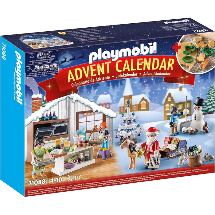 Адвент-календар PLAYMOBIL 71088 Різдвяна випічка, з формочками для печива