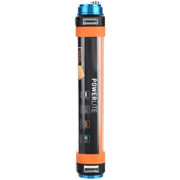 Ліхтарик для кемпінгу Tbest, водонепроникний тактичний ліхтарик, багатофункціональний кемпінговий ліхтарик, світлодіодний ліхтарик, лампа, аварійний зарядний пристрій для телефону (T25)