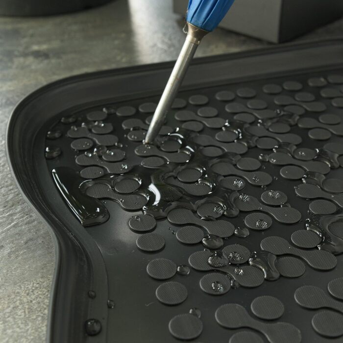 Ароматизований піддон для взуття 40 x 72 см Килимок для взуття Поличка для взуття Підставка для взуття Піддон для взуття, під дощ, осінь, зима Термопластик Протиковзкий Піддон для взуття Гнучкий 40 x 72 см Чорний